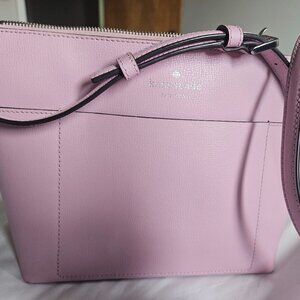 Kate Spade pink crossbody purse-leather